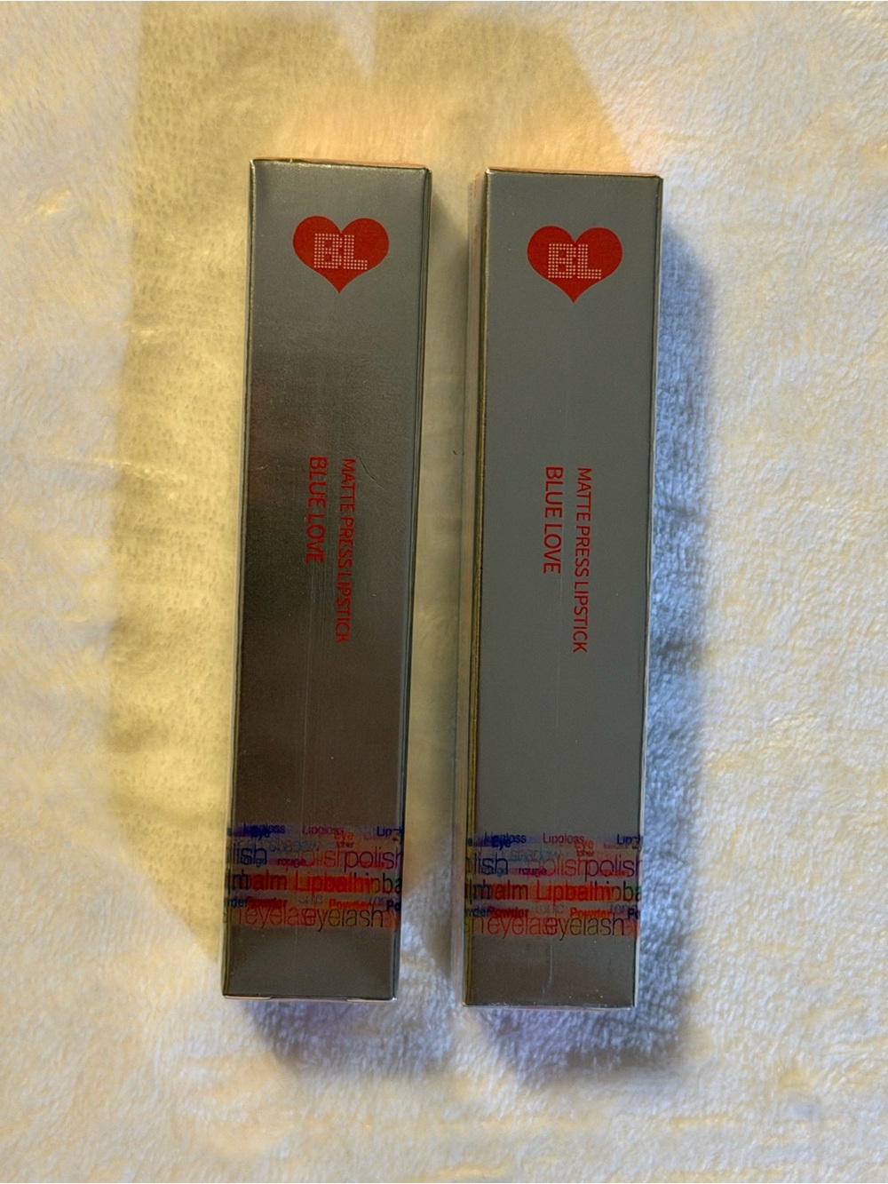BLUE LOVE 2PC Matte Press Lipstick (09#+10#)